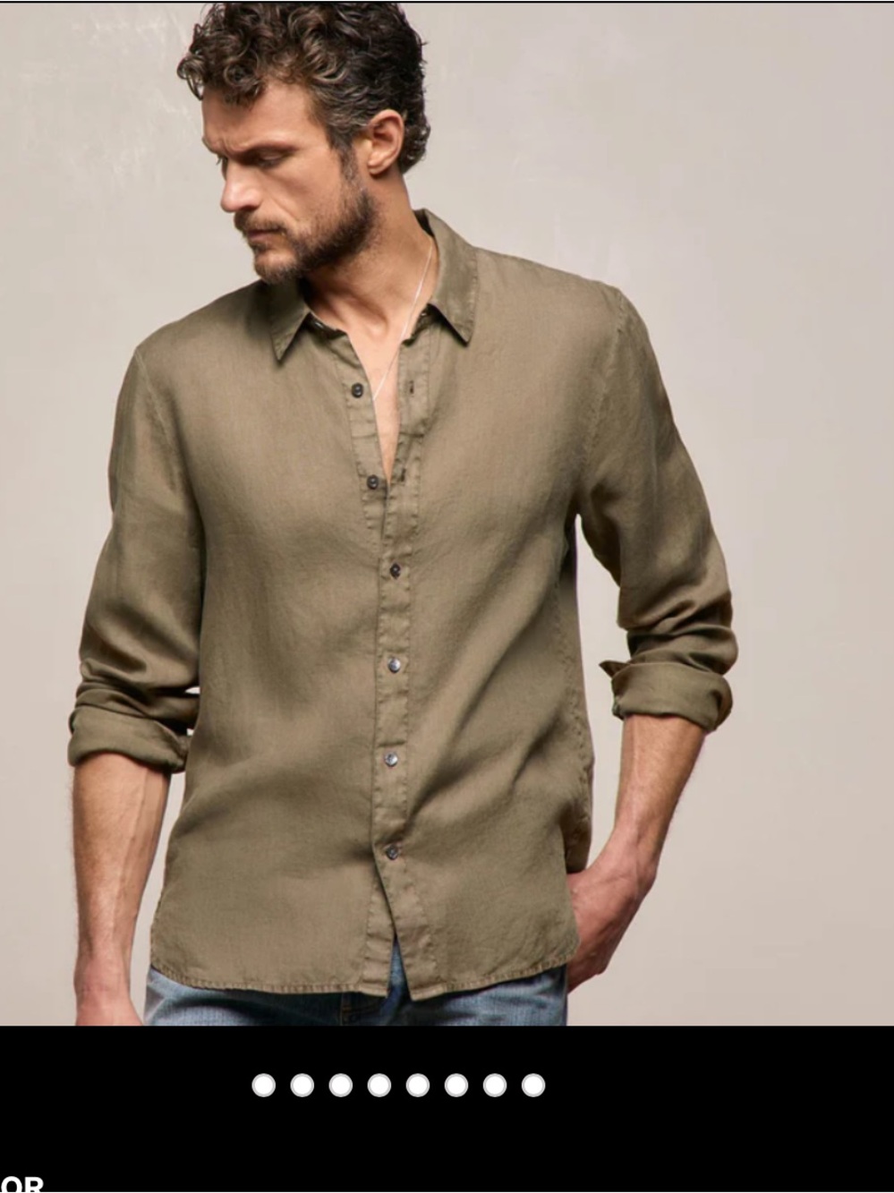Men's James Perse Linen shirt Size 1